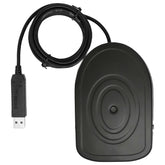Teclado y ratón con pedal de control USB de metal para PC, 1 pedal (metal)
